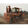 Wheeled Highway Guardrail Drilling Pile Driver